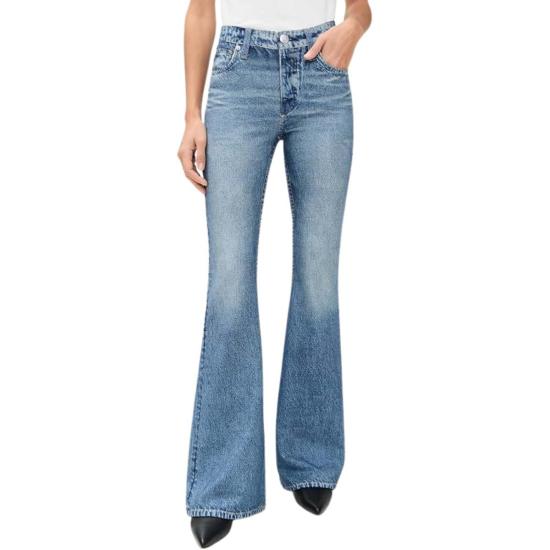  랙앤본 데님 팬츠 Rag & Bone Miramar Ponte Dahlia 전체 길이 청바지 Minetta - RAG & BONE