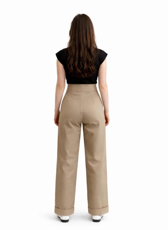  메그 스트레이트 팬츠 MKFW2138 KHAKI - MEG