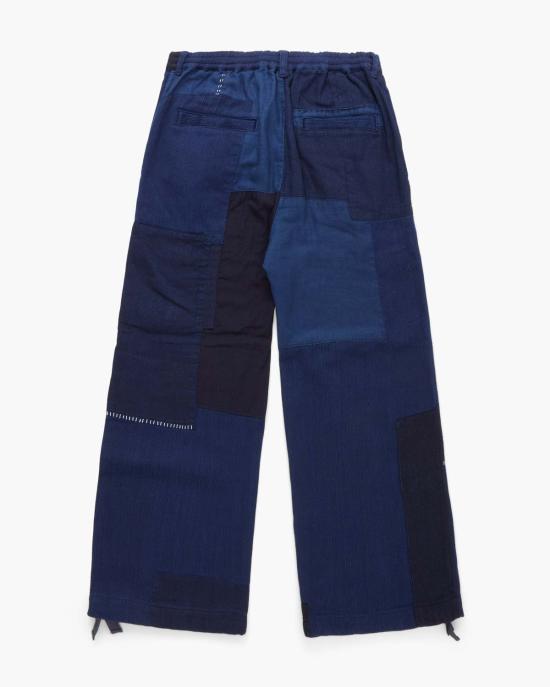  Blue Blue Japan 스트레이트 팬츠 블루 블루 재팬 카세조메 사시코 와이드  인디고 - OTHER BRANDS