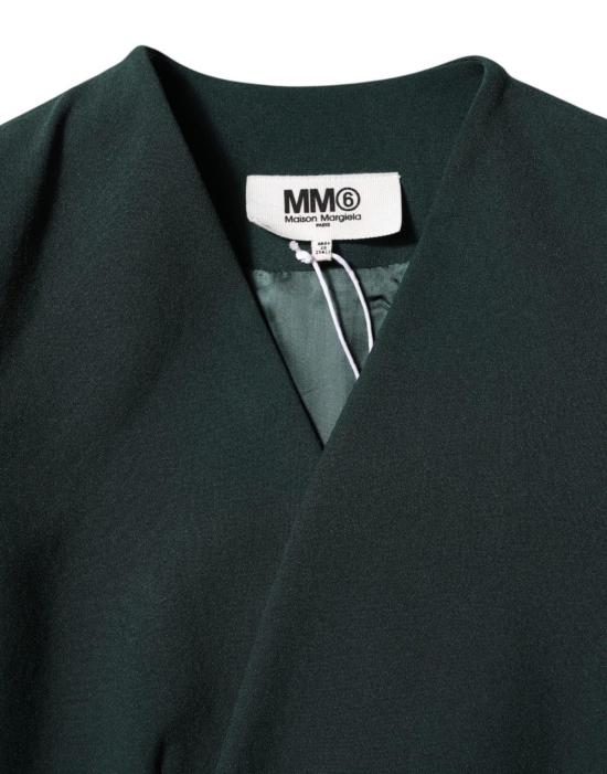  마르지엘라 자켓 메종  싱글 브레스트 원버튼 재킷 그린 - MAISON MARGIELA
