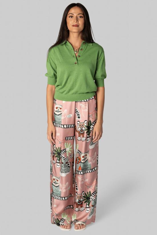  어피스 어파트 블라우스 Apiece Apart Oda Jardin Polo Top Jardin - APIECE APART