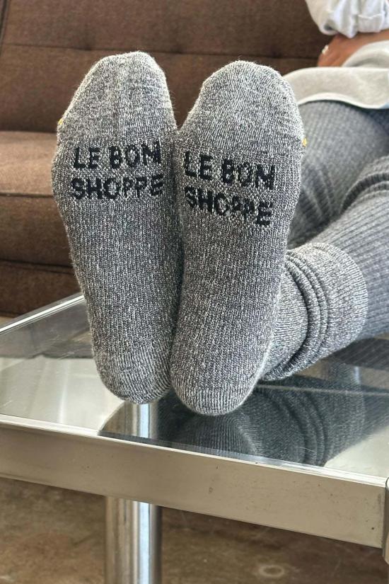  르 본 숍 양말 르봉숍 캠퍼삭스 차콜 - LE BON SHOPPE