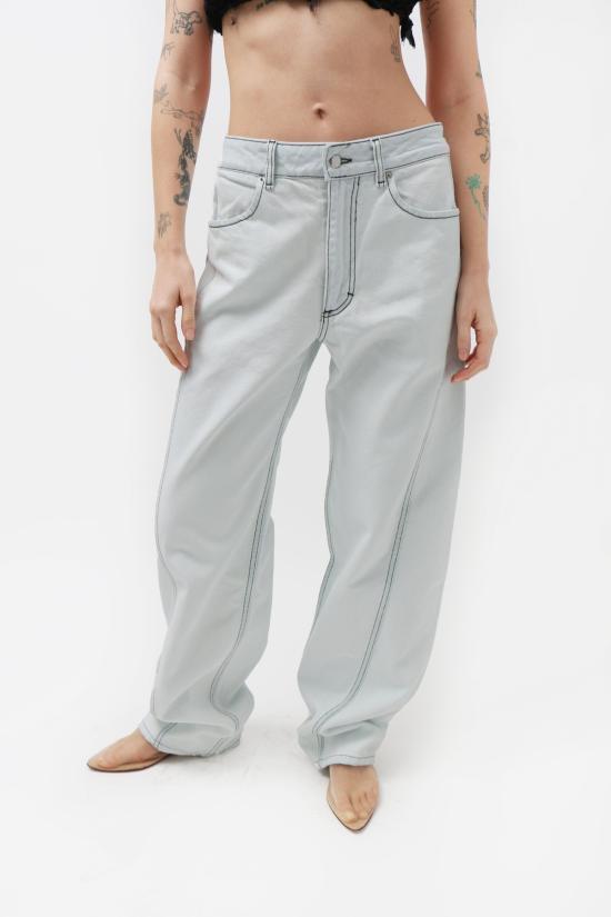  에크하우스 라타 데님 팬츠 Eckhaus Latta Bend 진 초크 - ECKHAUS LATTA
