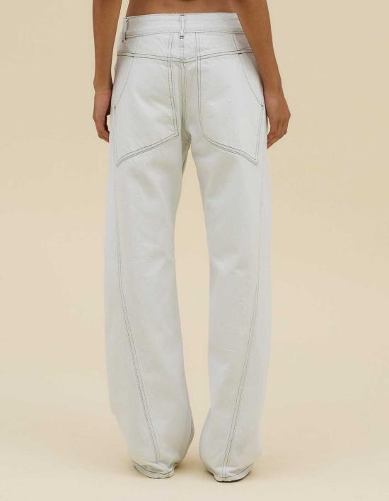  에크하우스 라타 데님 팬츠 Eckhaus Latta Bend 진 초크 - ECKHAUS LATTA