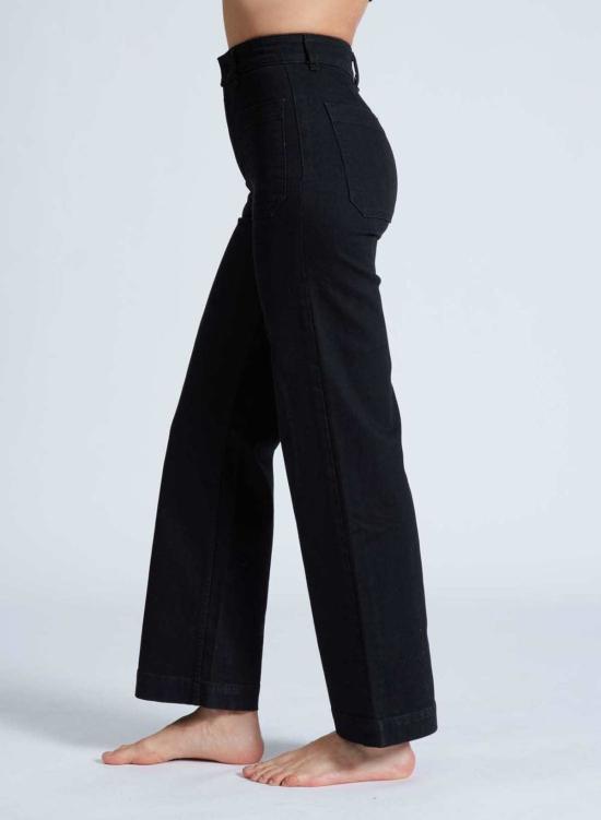  ASKK 뉴욕 데님 팬츠 Askk Ny 세일러 팬츠 블랙 레진 - ASKK NY