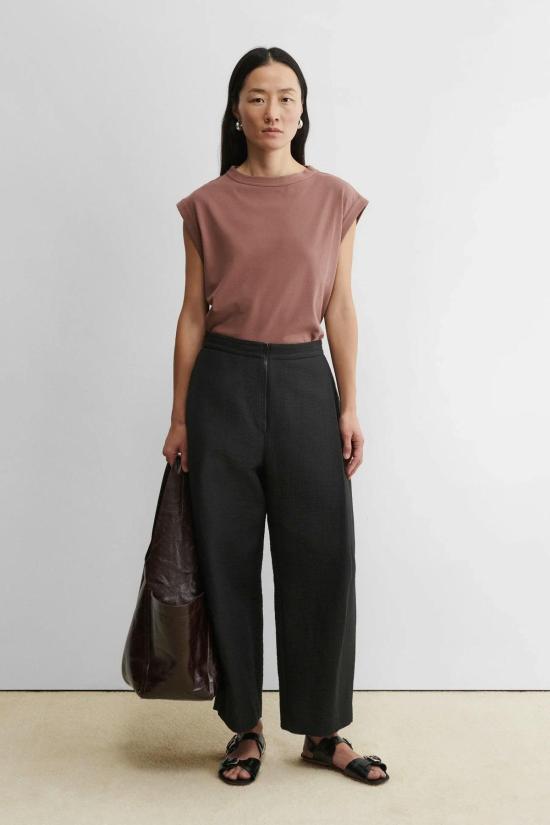  레이첼 코미 크롭 팬츠 돈 팬츠 블랙 - RACHEL COMEY