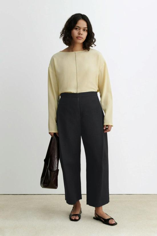  레이첼 코미 크롭 팬츠 돈 팬츠 블랙 - RACHEL COMEY