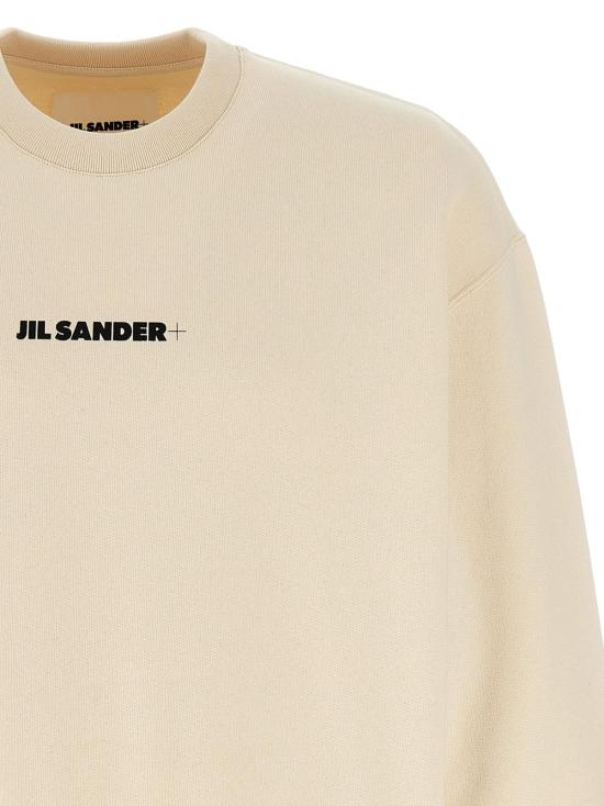  질샌더 긴팔 티셔츠 질 샌더 코튼 스웨트셔츠 베이지 - JIL SANDER
