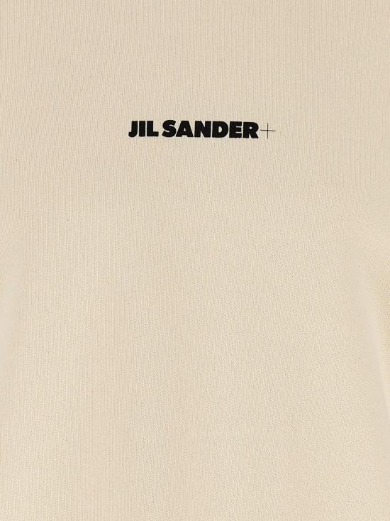 질샌더 긴팔 티셔츠 질 샌더 코튼 스웨트셔츠 베이지 - JIL SANDER