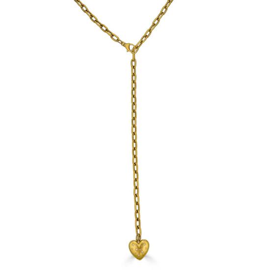  로니 폴 주얼리 목걸이/팬던트 롱 하트 목걸이 골드 - LONI PAUL JEWELRY