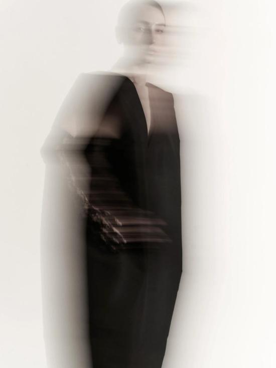  모던 위빙 롱 원피스 스컬프트 드레스 - MODERN WEAVING