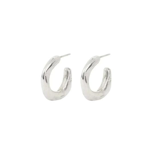  LADHA Jewelry 이어링 Ladha 주얼리 마지 후프 귀걸이 실버 - OTHER BRANDS