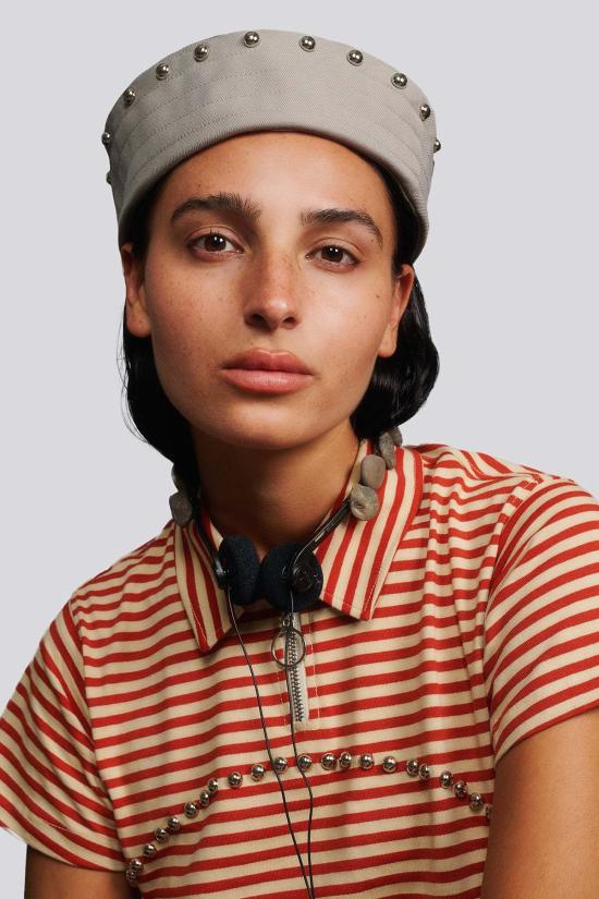  케이코 모자 Kk Co & Clyde Rivet Sailor Hat Stone