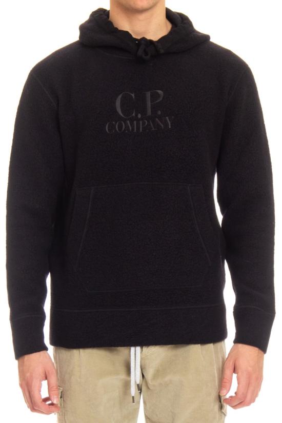  씨피 컴퍼니 후드 티셔츠 CMSS321A 006619G 2999 Black - C.P. COMPANY