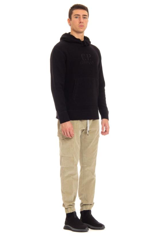  씨피 컴퍼니 후드 티셔츠 CMSS321A 006619G 2999 Black - C.P. COMPANY
