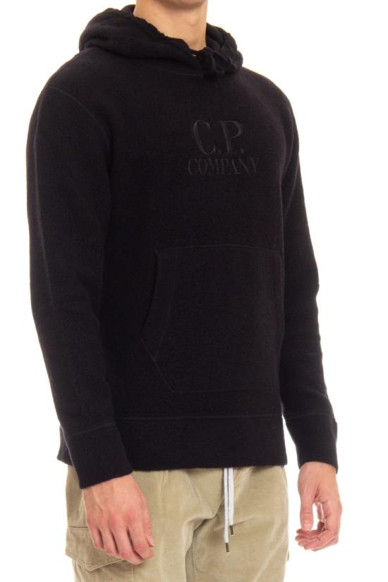  씨피 컴퍼니 후드 티셔츠 CMSS321A 006619G 2999 Black - C.P. COMPANY