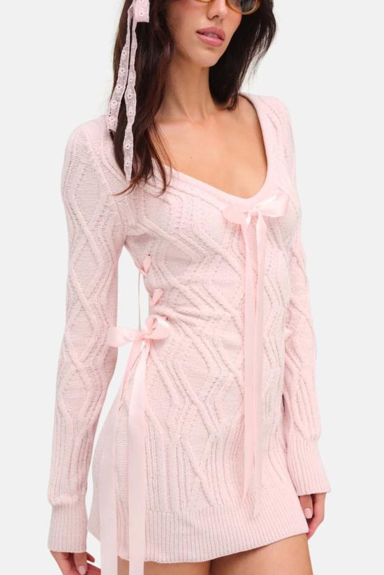  포러브앤레몬스 숏 원피스 KD0016 SP25 PINK - FOR LOVE & LEMONS