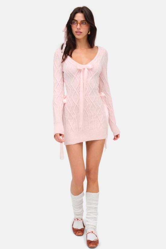  포러브앤레몬스 숏 원피스 KD0016 SP25 PINK - FOR LOVE & LEMONS