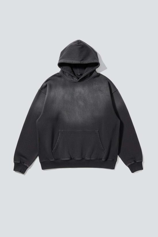  어셈블리 뉴욕 후드 티셔츠 어셈블리 페이디드 블랙 후드 티셔츠 - ASSEMBLY NEW YORK
