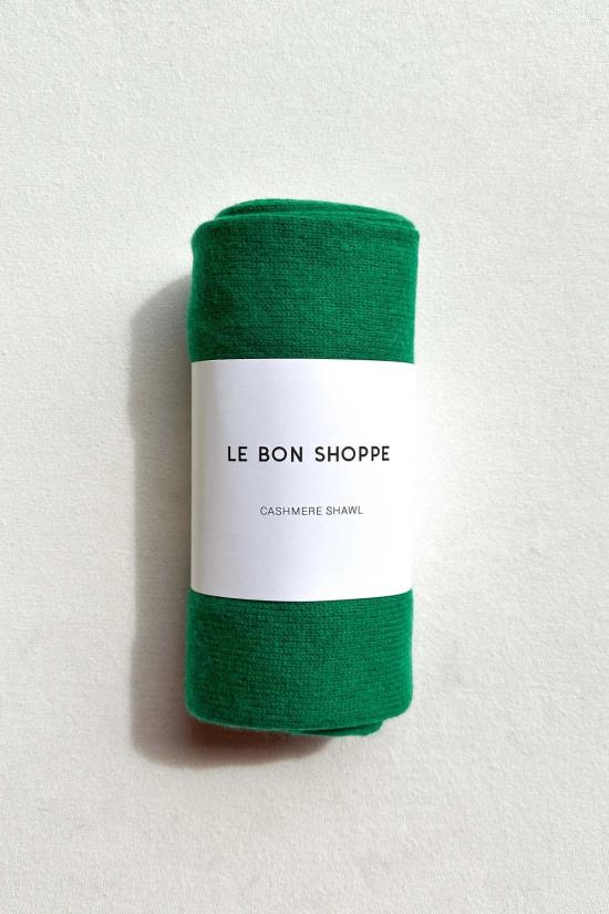  르 본 숍 머플러/스카프 르봉숍 캐시미어 숄 켈리 그린 - LE BON SHOPPE