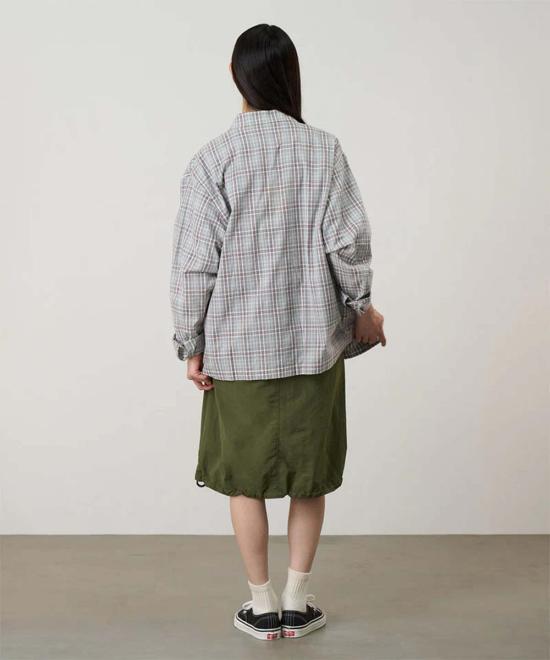  그라미치 미디 스커트 G6SW SK077 GREEN - GRAMICCI