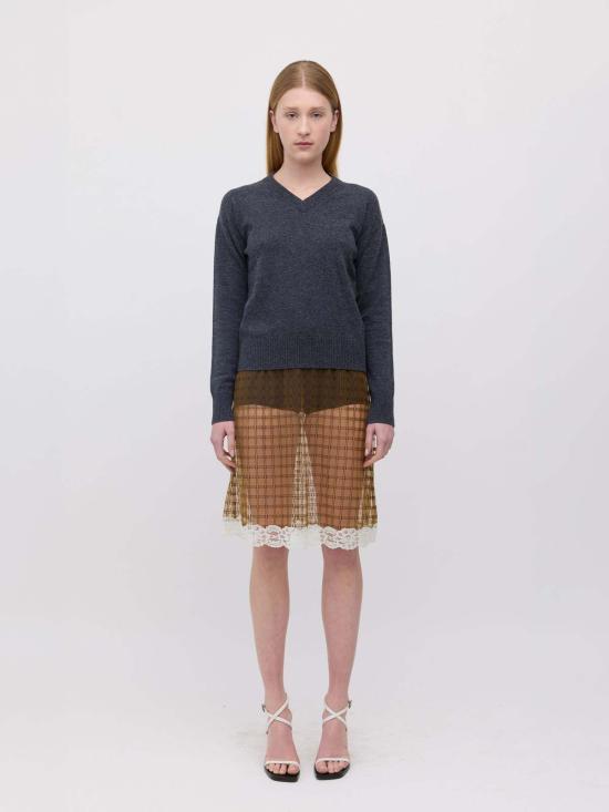  Wynn Hamlyn 미디 스커트 윈 햄린 케라 - OTHER BRANDS