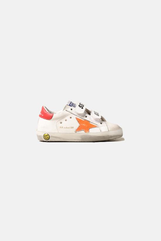  [키즈] 골든구스 슈즈 GJF00111 F001176 80880 WHITE ORANGE FLUORESCENT STAR