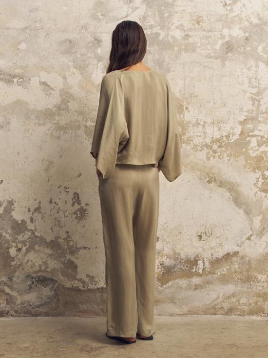  The Handloom 스트레이트 팬츠 핸드룸 루시드 플로우 타이 팬츠 - OTHER BRANDS