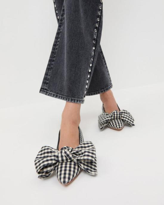  로플러랜달 플랫 슈즈 뢰플러 랜달 노아 보우 플랫 - LOEFFLER RANDALL