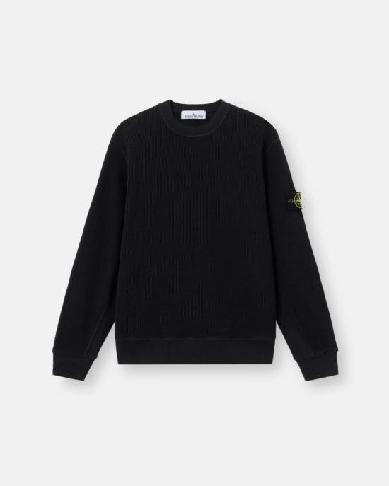  스톤 아일랜드 긴팔 티셔츠 L1S15 6100056 V0029 BLACK