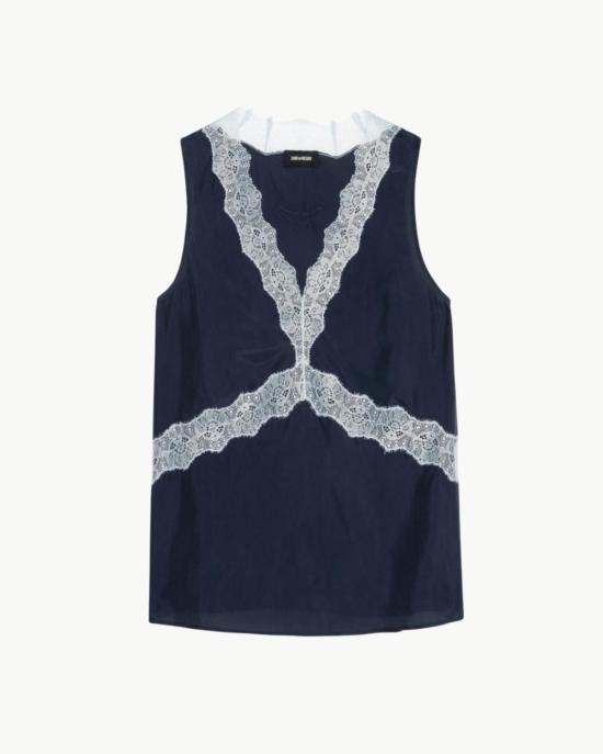  자딕앤볼테르 블라우스 Zadig & Voltaire Tasao 실크 캐미솔 앙크르