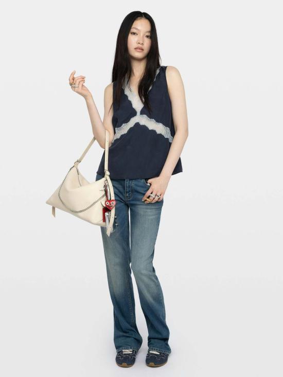  자딕앤볼테르 블라우스 Zadig & Voltaire Tasao 실크 캐미솔 앙크르 - ZADIG & VOLTAIRE