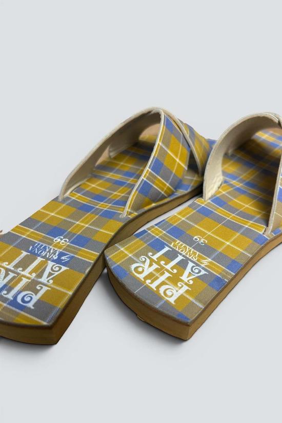  Pirati 샌들 피라티  아줄 타탄/럼 - OTHER BRANDS