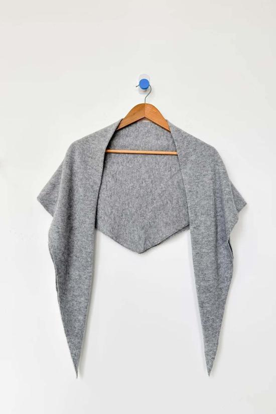  르 본 숍 머플러/스카프 르봉숍 캐시미어 숄 헤더 그레이 - LE BON SHOPPE
