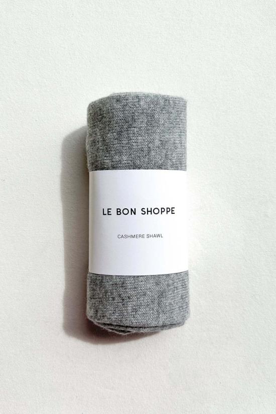  르 본 숍 머플러/스카프 르봉숍 캐시미어 숄 헤더 그레이 - LE BON SHOPPE