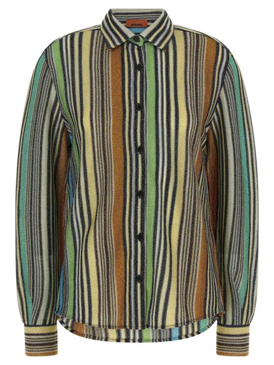  미소니 블라우스 Missoni 패턴 비스코스 라메