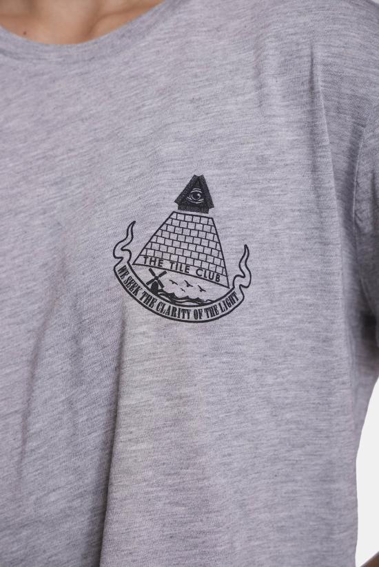  블루&크림 반팔 티셔츠 BCWF25 01 GRAY - BLUE&CREAM