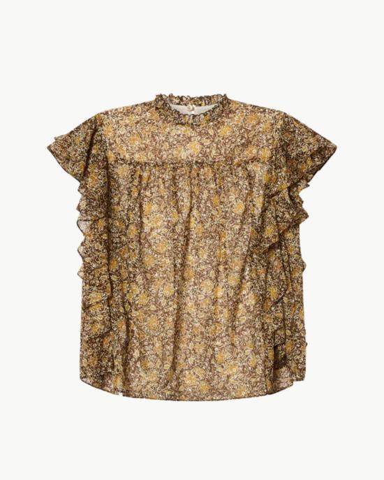  이자벨마랑 블라우스 Isabel Marant Daliyane 탑 카키