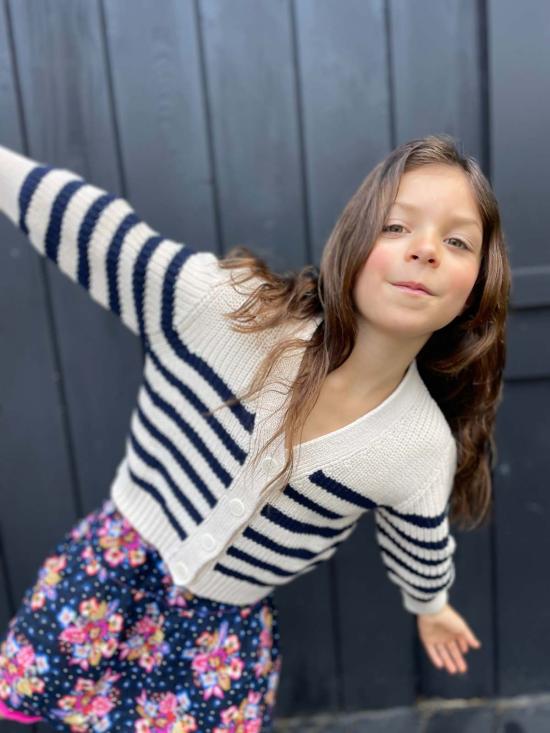  [키즈] 일레븐 식스 가디건 키즈  이슬라 카디 스트라이프 - ELEVEN SIX