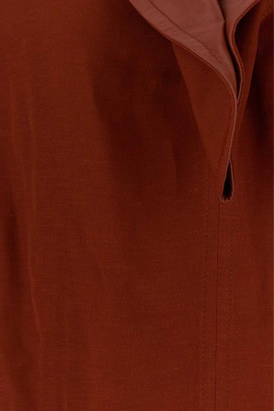 보테가베네타 블라우스 Bottega Veneta Tiziano 비스코스 블렌드  코퍼 - BOTTEGA VENETA