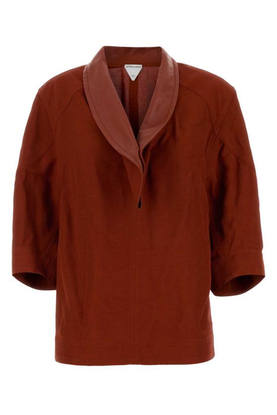  보테가베네타 블라우스 Bottega Veneta Tiziano 비스코스 블렌드  코퍼
