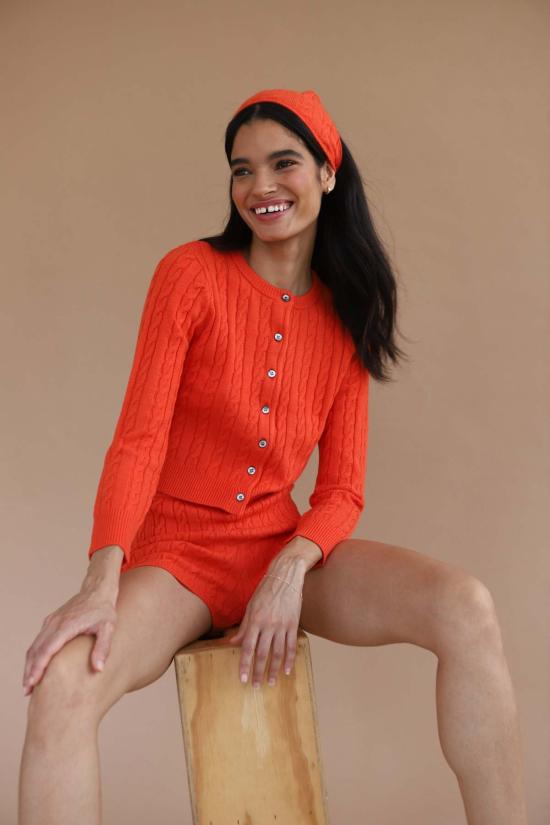  칼라한 니트웨어 가디건 캘러핸 니트웨어 발레리 카디건 포피 - CALLAHAN KNITWEAR