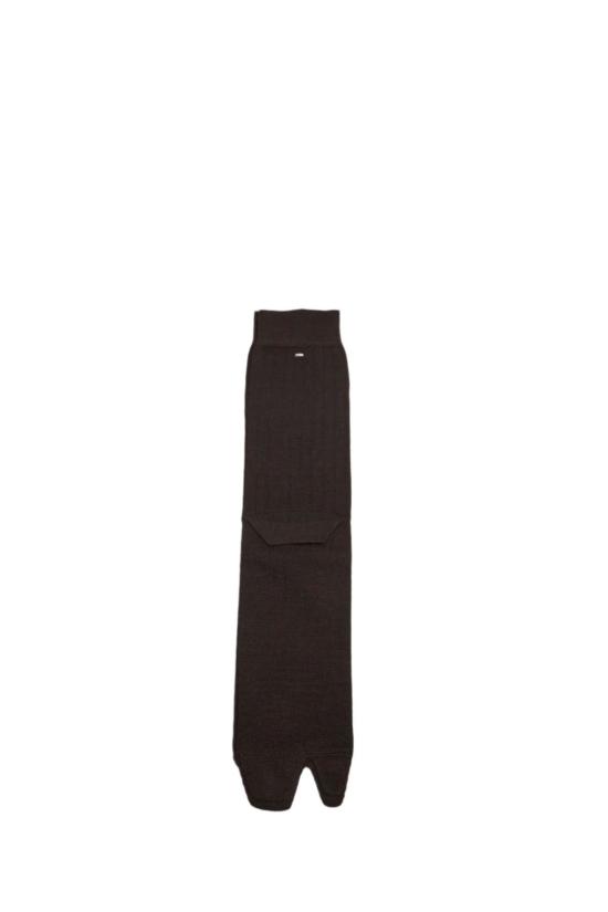  마르지엘라 양말 메종  타비  다크 브라운 - MAISON MARGIELA