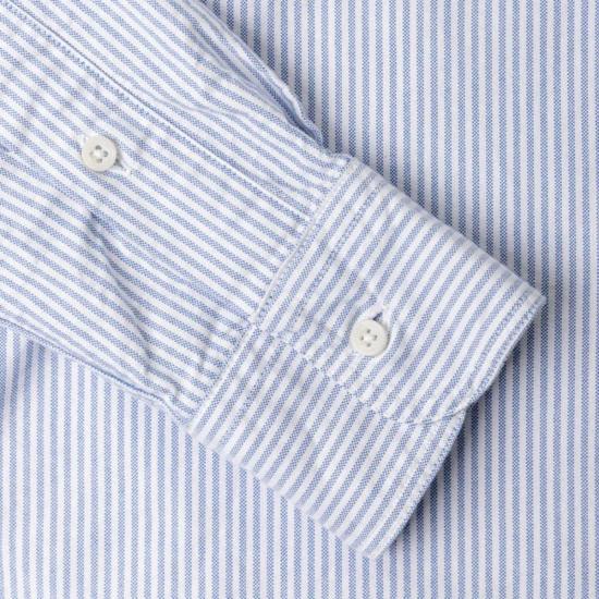  Gitman Bros. 셔츠 깃맨 브라더스 옥스포드  블루 스트라이프 - OTHER BRANDS