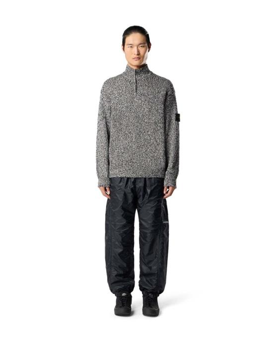  스톤 아일랜드 집업 니트 L1S15 5100026 S0N11 V0M29 BLACK - STONE ISLAND