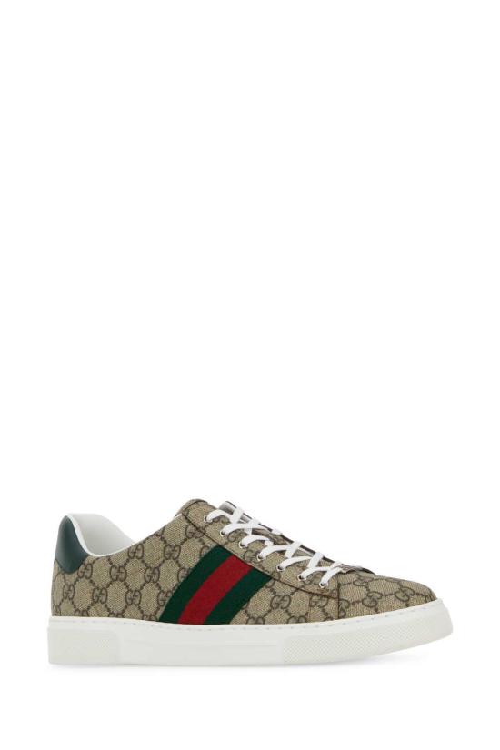  구찌 스니커즈 GG 슈프림 패브릭 에이스  Beiebonyvrvgreen - GUCCI