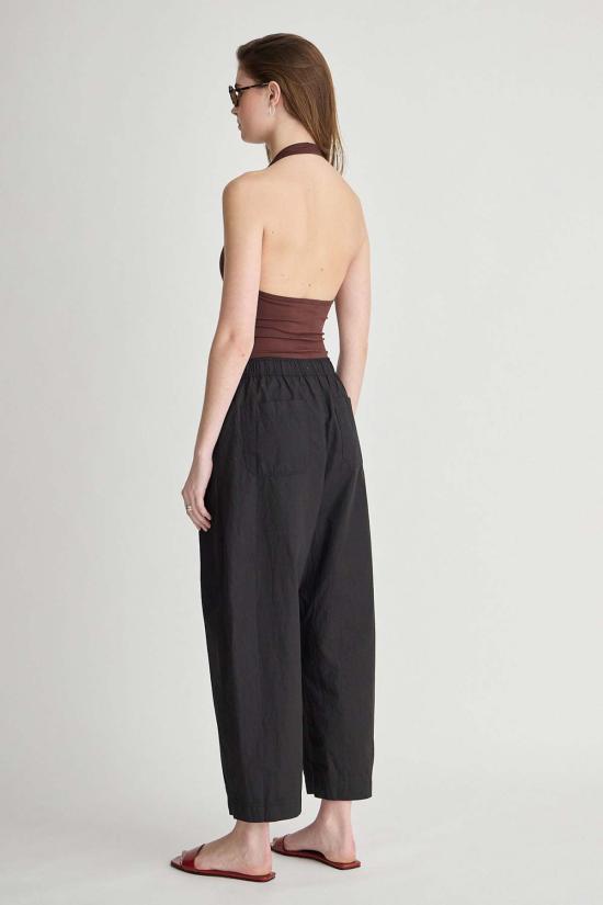  어피스 어파트 크롭 팬츠 Apiece Apart Spa Pleat Pant Navy - APIECE APART
