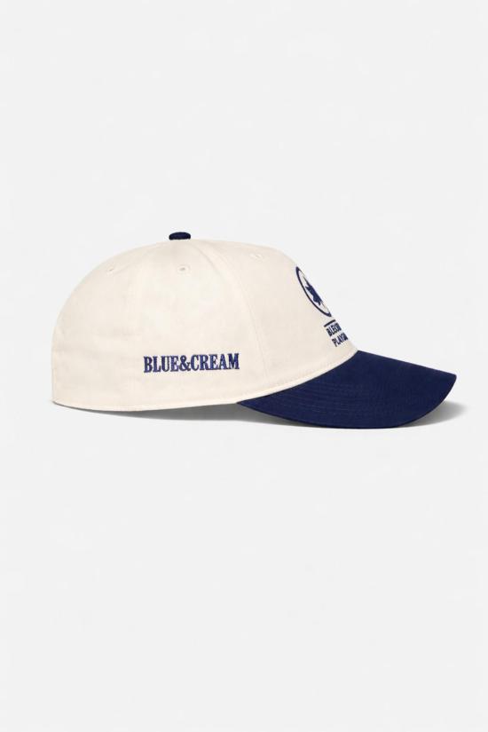  블루&크림 볼캡 BNCUFW22 06 CREAM NAVY - BLUE&CREAM