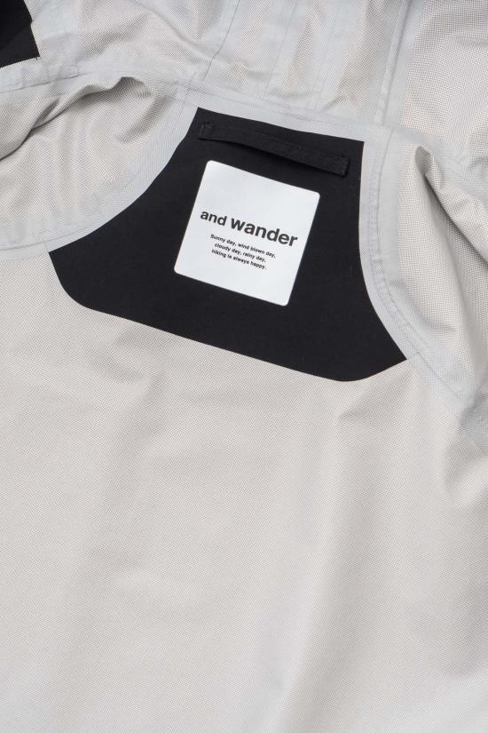  앤드원더 자켓 And Wander 2.5L 하이커 레인 재킷 - AND WANDER