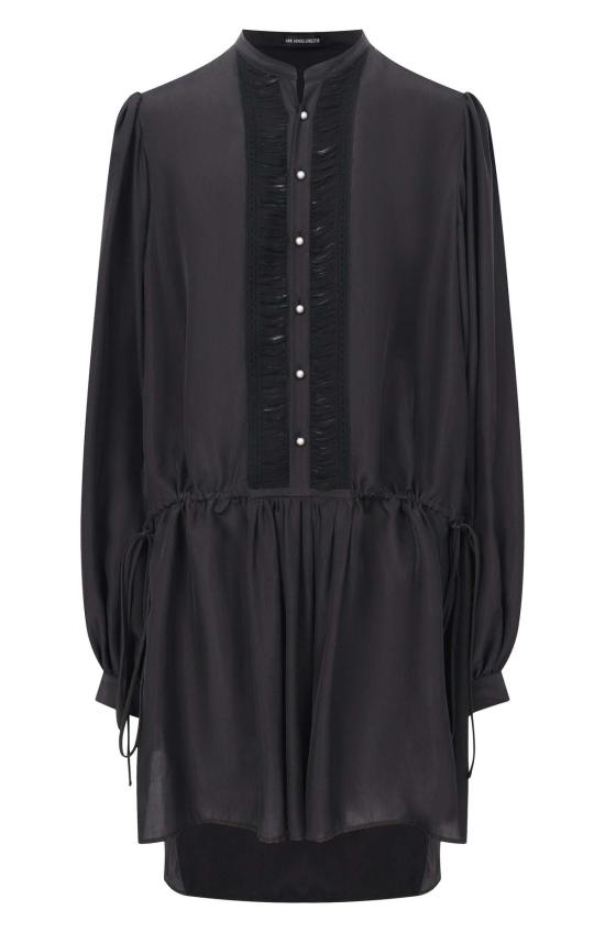 26SS 앤 드뮐미스터 숏 원피스 Ann Demeulemeester Noek 하이 컴포트 쇼트 드레스 블랙